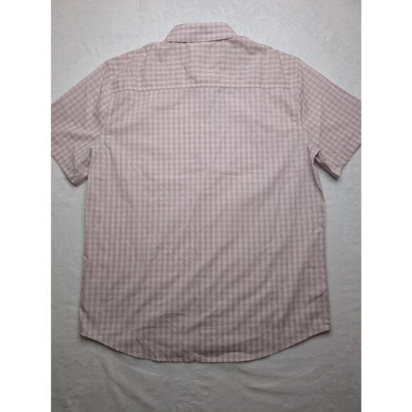 Matilda Jane Mens Button Down Shirt - Size Large Purple Gingham Floral NWT - Picture 7 of 7